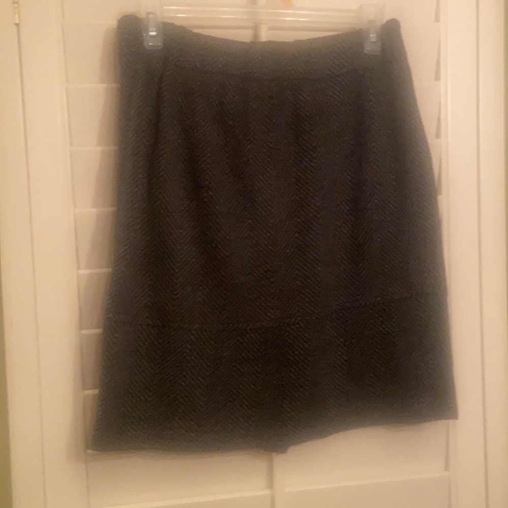 Grey and black skirt